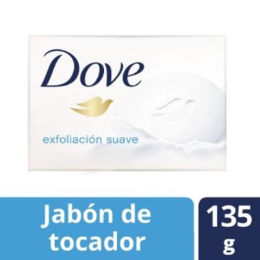 Jabón de Tocador Dove Exfoliación Suave 135 g