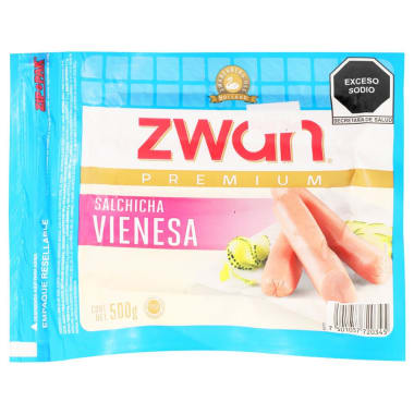 Salchicha Zwan Vienesa 500 g