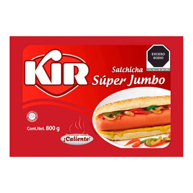 Salchicha Super Jumbo Kir 800 g