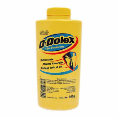 Talco Desodorante O-Dolex Para Pies Refrescante 300 g