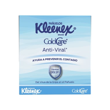 Pañuelos Kleenex Desechables Antiviral Cold Care 80 U
