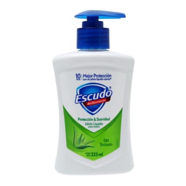 Jabón Líquido Escudo Para Manos Antibacterial 225 mL
