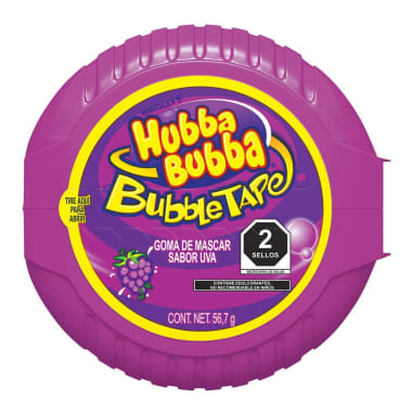 Goma De Mascar Hubba Bubba Uva