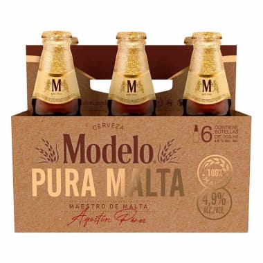 Modelo Pura Malta Botella Six 355 Ml.