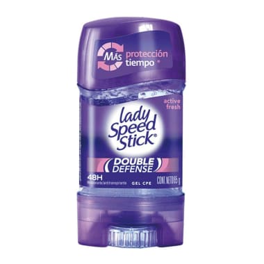 Desodorante Lady Speed Stick Double Defense Gel Barra 65 g