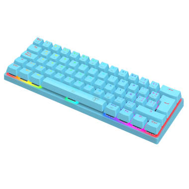 Teclado Mecánico Gamer T-Dagger ARENA RGB T-TGK321B-RGB-SP Blue Red Switch