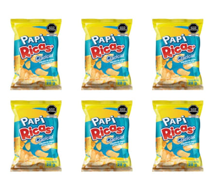 Papi Ricas sabor Clásico de 28 gr