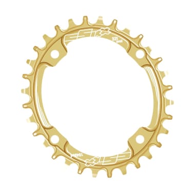 TT Chainring 104 bcd OVAL 32t Gold TT10432OV-G