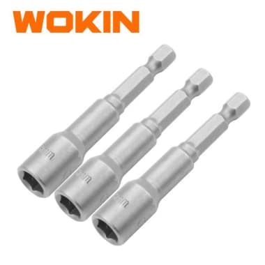 Set Adaptador Para Tuerca Magnetico 3/8" 65 mm Wokin