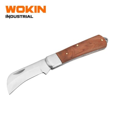 Cuchillo Electricista Curvo 195mm Wokin