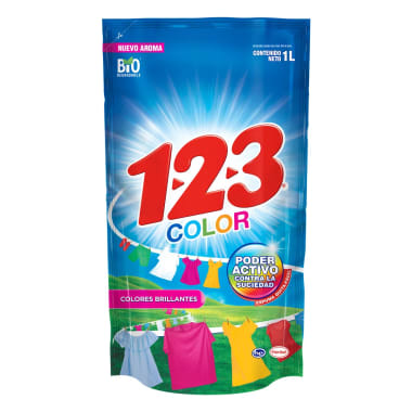 Detergente 123 Color 1 Lto