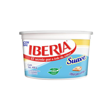 Margarina Suave Iberia C/Sal 400Gr