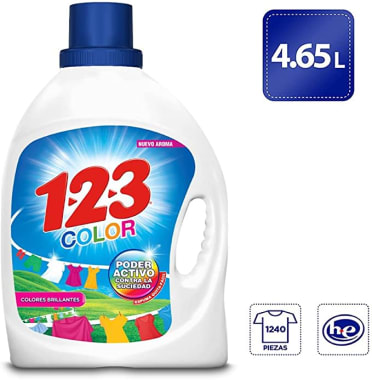 Detergente 123 Color 4.65 L