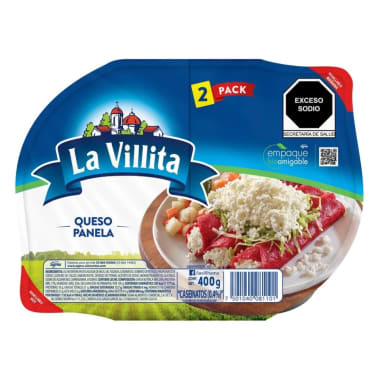 Queso Panela 2Pack La Villita 440Gr