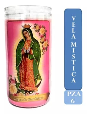 Veladora 14 Dias Virgen De Guadalupe Mimarca