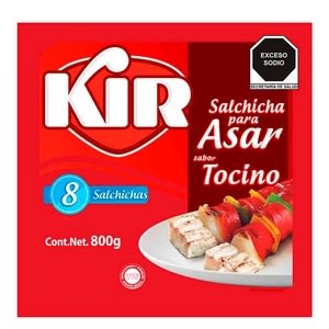 Salchicha P/Asar C/Tocino Kir 800Grs