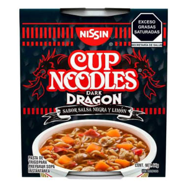 Sopa Nissin Dark Dragon Cup 64 Gr