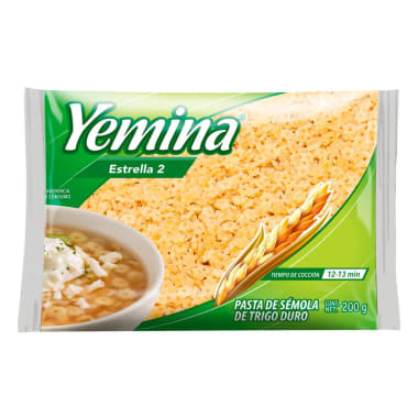 Pasta Yemina Sopa Estrella No. 2 200 g