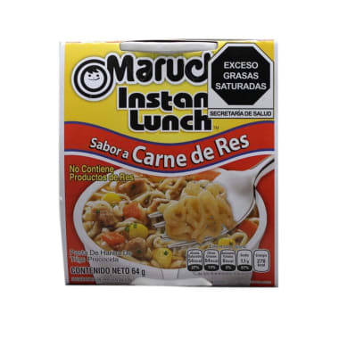 Sopa Instantánea Maruchan Sabor Carne de Res 64 g