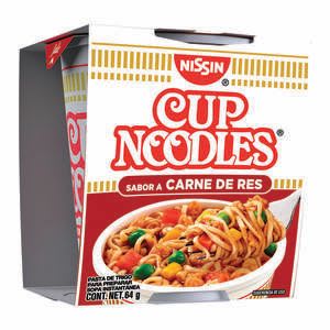 Sopa Nissin Sabor Carne De Res 64 Gms