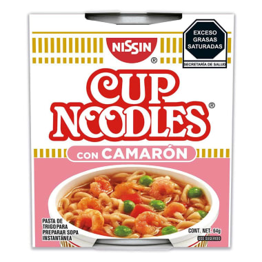 Sopa Nissin Sabor Camaron 64 Gms