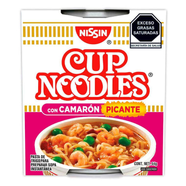 Sopa Nissin Camaron Picante 64 Gms.