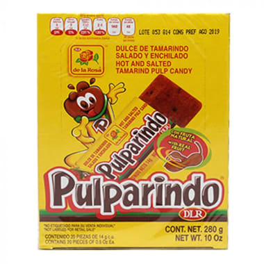 Dulce de Tamarindo Pulparindo 14 g X 20