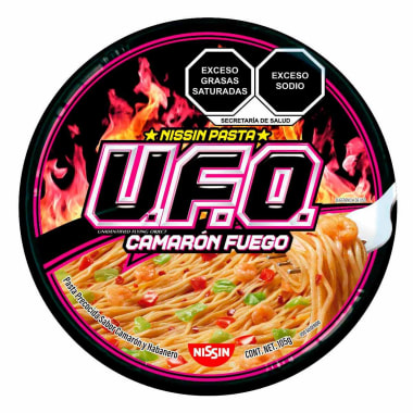 Nissin Ufo Camaron Fuego 105 Gr