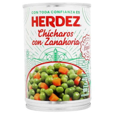 Chicharo Con Zanahoria Herdez 400 Grs.