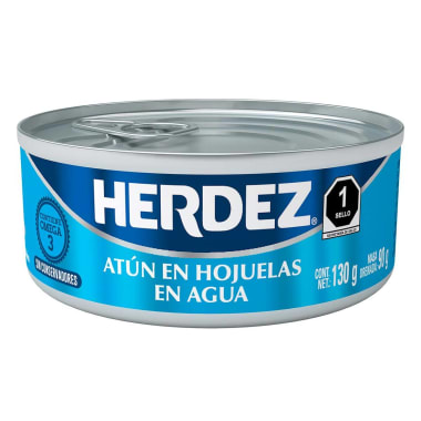 Herdez Atún en Hojuelas en Agua 130g