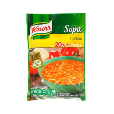 Pasta Para Sopa Knorr de Fideo 115 g
