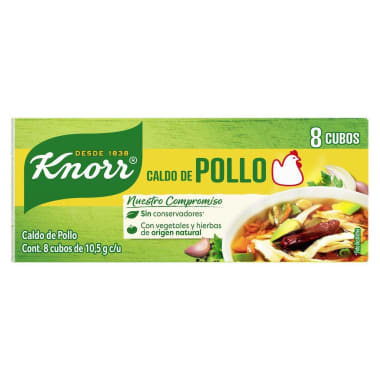 Caldo de Pollo Knorr en Cubo 8 U