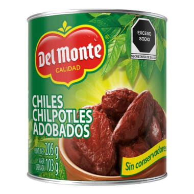 Chiles Chilpotles Del Monte Adobados 205g