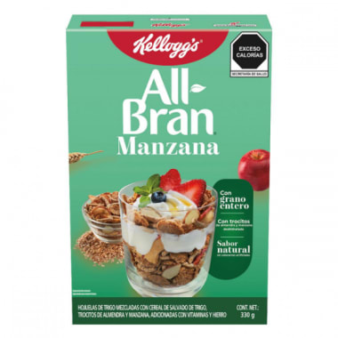 Cereal All Bran Manzana Crunch  330 g