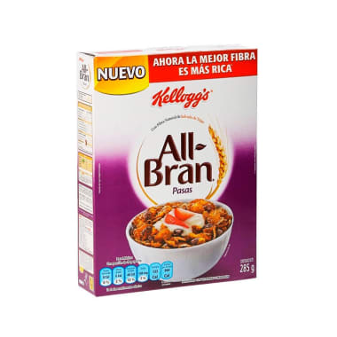 Cereal All Bran Con Pasas 285 g