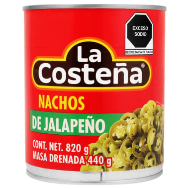 Chiles Jalapeños La Costeña en Rodajas 800 g