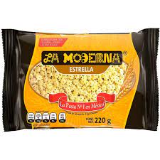 Pasta P/Sopa Estrella La Moderna 200 Gr.