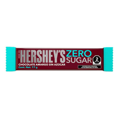 Chocolate Hersheys Sin Azucar Dark 17 Gr