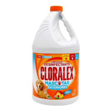 Limpiador Cloralex  Mascotas Exteriores Con Cloro 3.750  L