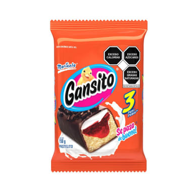 Pastelito Gansito 50 g x 3