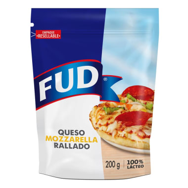 Queso Fud Mozzarella Rallado 200 g