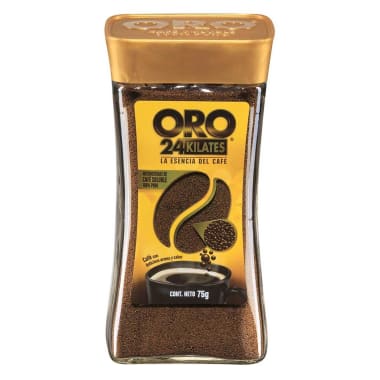 Café Oro Soluble 24Kilates 75Gr