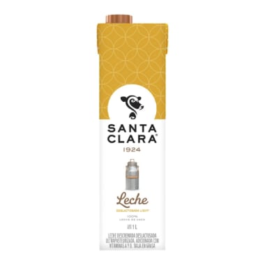 Leche Santa Clara Deslactosada Light 1 L