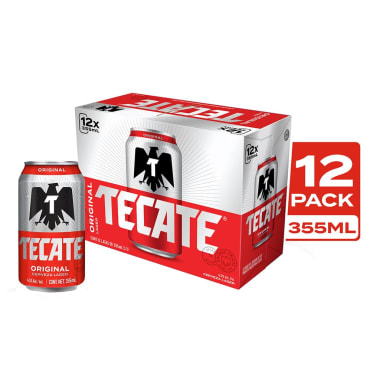 Cerveza Tecate Original 355 mL x 12