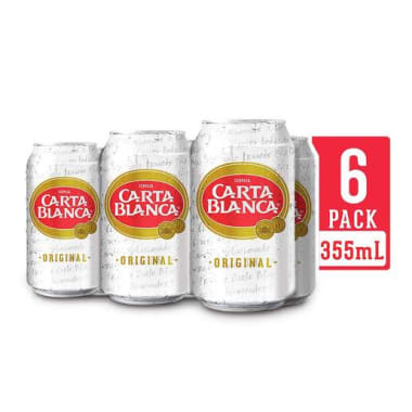 Cerveza Carta Blanca Lata Six