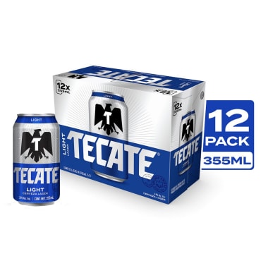 Cerveza Tecate Light 12 Pack