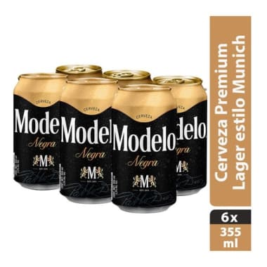 Cerveza Modelo Negra 355 mL x 6