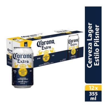 Corona Extra 12 Pack Bote 355 Ml