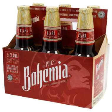 Cerveza Bohemia Ambar 355 mL x 6