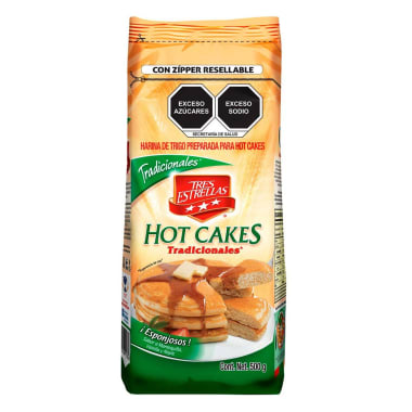 Harina Hot Cakes 3 Estrellas 500 Gr